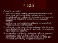 Brak reakcji genitalnej u kobiet