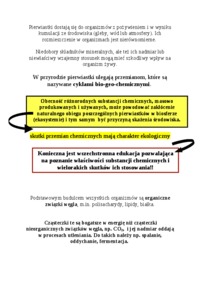 Pierwiastki biogenne - biopierwiastki