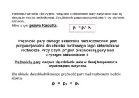 Wrzenie i krzepnięcie roztworów