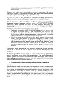 Testamenty szczególne i świadkowie testamentu