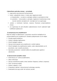 Proces zmian organizacyjnych