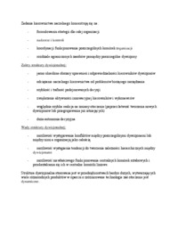 Struktury dywizjonalne - preferencje