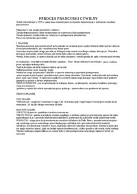 proces francuski cywilny - Prawo 