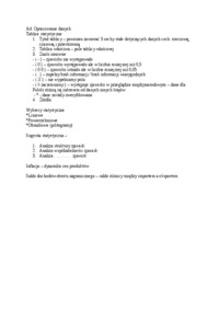 Wstęp - pojęcie statystyki