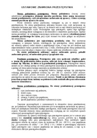 ustawowe znamiona przestepstwa - Prawo 