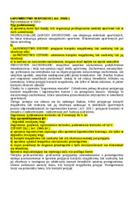 Łapownictwo w sporcie( Art. 296b )