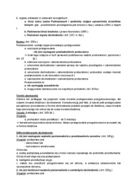 Dochodzenie - Prokurator - opracowanie