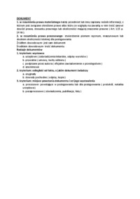 Dokument w rozumienia prawa