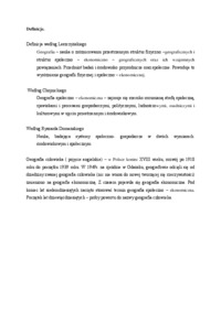 Definicje według różnych ludzi.