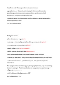 Plan zagospodarowania przestrzennego - Ład przestrzenny