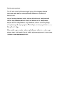 Metryka mapy zasadniczej - Główny Geodeta Kraju