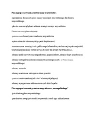 Plan zagospodarowania przestrzennego województwa - Inwestycja celu publicznego