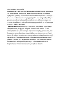 Dobro publiczne i dobro wspólne