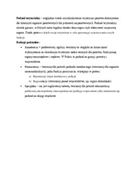 Podział terytorialny i rodzaje podziałów.