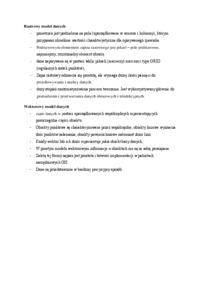 Rastrowy i wektorowy model danych