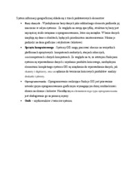 Elementy systemu informacji geograficznej.