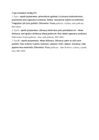 3 typy ekoznaków według ISO