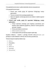 Cele gospodarki przestrzennej w polsko-niemieckim obszarze przygranicznym