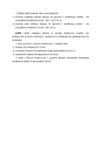 Instalacja oświetleniowa - wymagania.