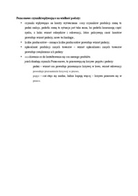 Pozacenowe czynniki wpływające na wielkość podaży