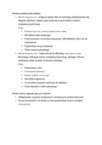 Metody projektowania struktur