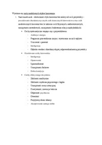 Nurty modelowych stylów kierowania