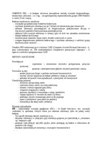 Badania panelowe - klasyfikacja