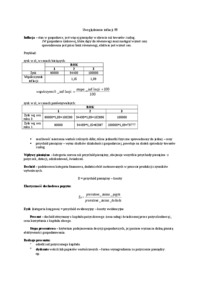 Kategorie finansowe - podział
