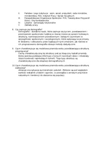 Opracowane pytania na egzamin - polityka społeczna