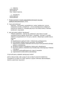 Opracowane pytania z zaliczenia - ubóstwo w Polsce