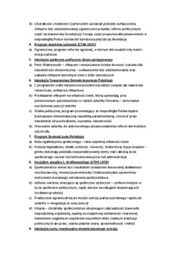 Polska ideologia społeczno - polityczna pierwszej połowy XIX w. 