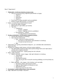 Psychologia - pojęcie temperamentu