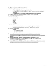 Wybór optymalnego środka transportowego 