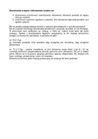 Domniemania związane z dokumentami urzędowymi