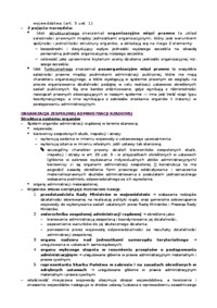 Organizacja administracji terenowej