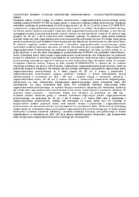 Zagospodarowanie przestrzenne gminy - charakter prawny