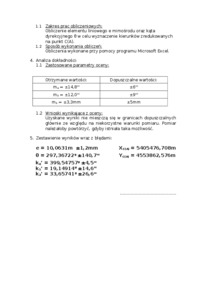 Sprawozdanie techniczne - Pomiar długości dalmierzem laserowym