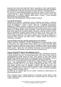 Edukacja w??czaj?ca - jej cele, oczekiwania i rezultaty - pedagogika