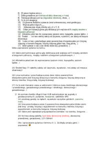 Geodezja - pytania 