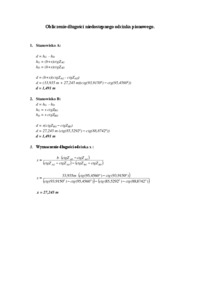 Obliczenie długości niedostępnego odcinka pionowego