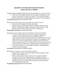 Sprawdzenie i  rektyfikacja niwelatora 