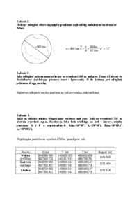 Kula jako powierzchnia odniesienia - Współrzędne geograficzne-astronomiczne 