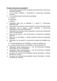 Odwzorowania azymutalne - pytania 