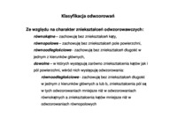 Kartografia matematyczna - odwzorowania azymutalne - Klasyfikacja odwzorowań