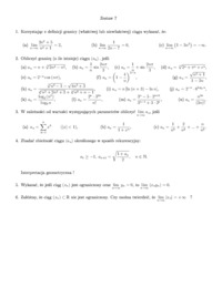 Matematyka - zestaw 7