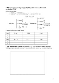 Przenoszenie współrzędnych geodezyjnych i azymutu geodezyjnego