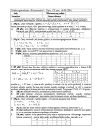 Sprawdzian z ekonometrii - czerwiec 2006