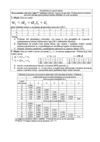Przykładowy sprawdzian - ekonometria.