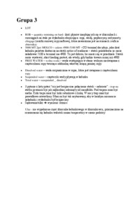 Przeładunek i składowanie, sądowanie - zagadnienia egzaminacyjne