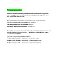 Polisa ubezpieczeniowa - Klauzula